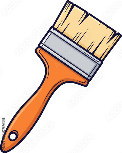 palette of possibilities this friendly brush inspires new visions and vibrant expressions, isolated on transparent background