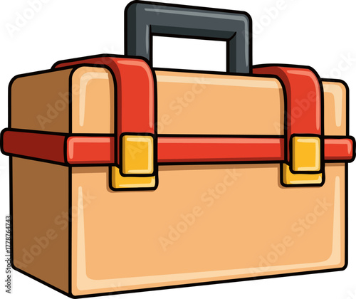 problem solved the reliable toolbox, always prepared for action, isolated on transparent background