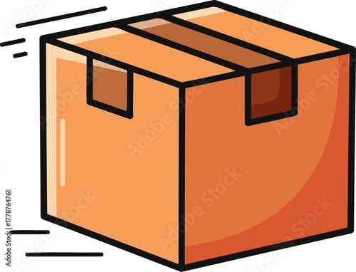 rapid transit dispatch the swift movement of goods in global online commerce, isolated on transparent background