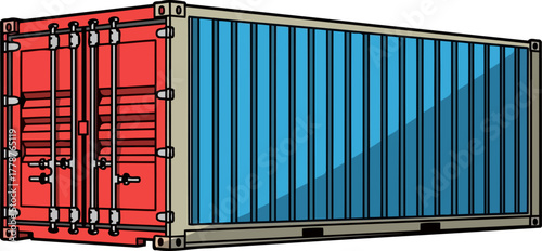 strategic hub for worldwide logistics goods spanning continents and global markets, isolated on transparent background