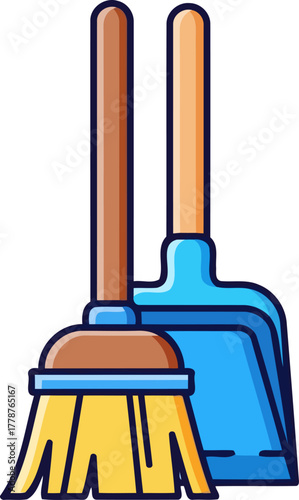 tidiness toolkit essential household helpers for a spotless environment, isolated on transparent background