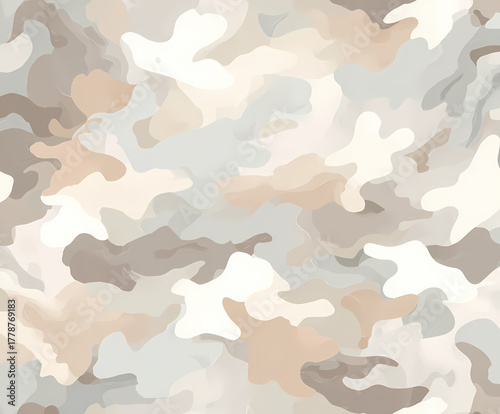 simple camouflage gradient background green AI generated
