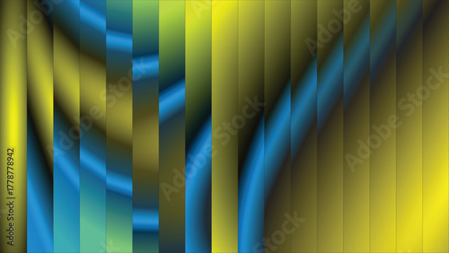 modern yellow blue glass gradient background with dark luminous texture sleek vertical glossy lines and vibrant futuristic abstract design for luxury presentations