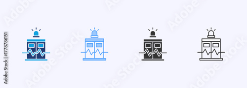 Emergency Room Icon Set Multiple Style Collection