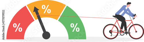 Monetary policy from the central bank or federal reserve to solve high inflation,
