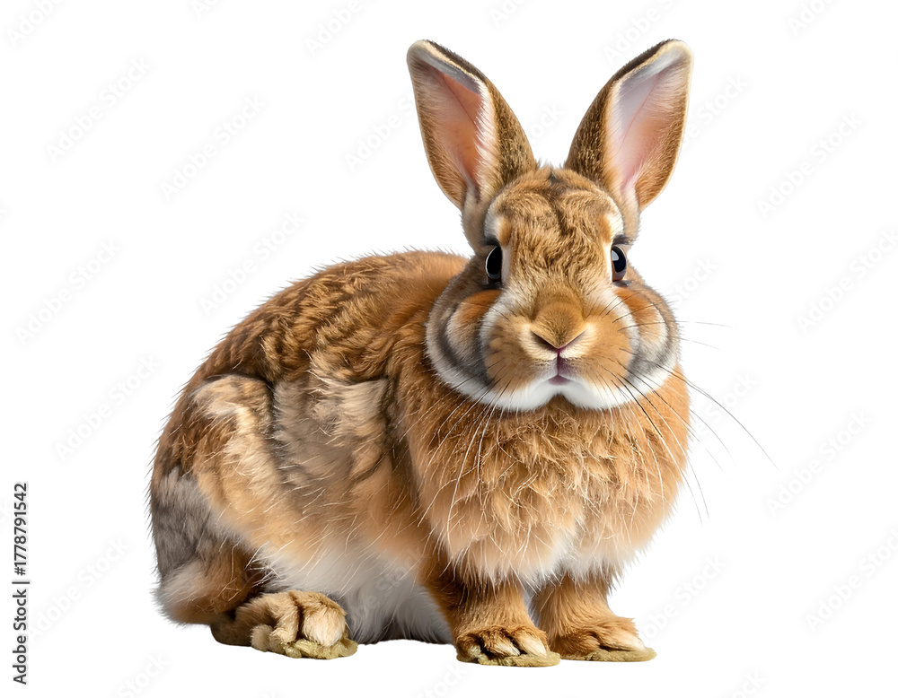 Fototapeta premium rabbit isolated on white background