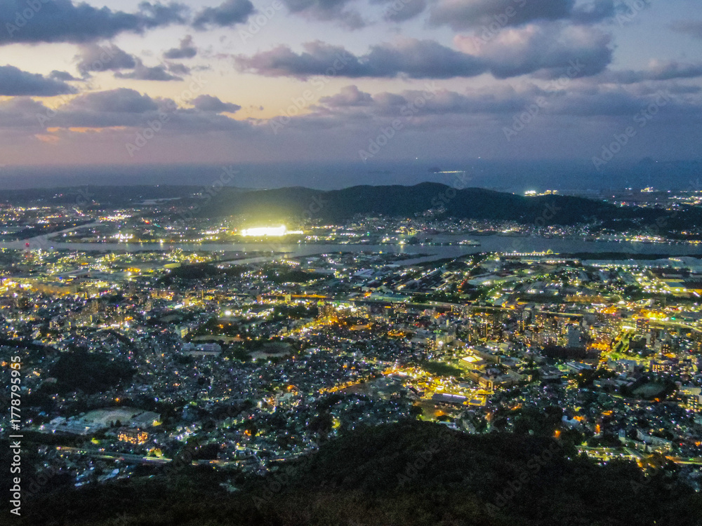 Obraz premium 【福岡県】北九州市・皿倉山展望台
