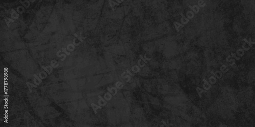 Dark black grunge wall charcoal colors texture backdrop background. Black Board Texture or Background. abstract grey color design are light with white gradient background.	