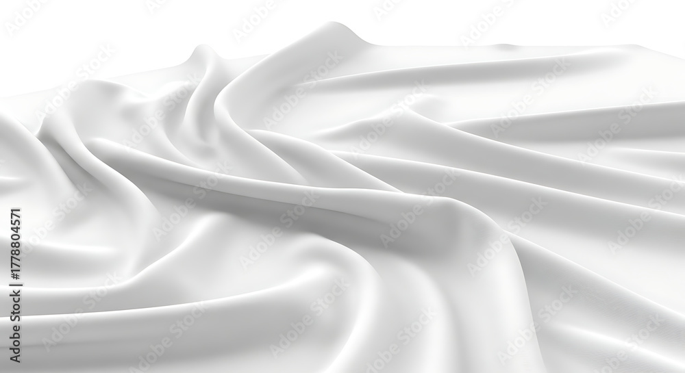 Obraz premium White cloth background 3d illustration 18935881 1
