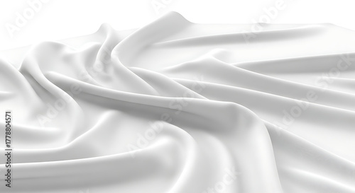 Fototapeta Naklejka Na Ścianę i Meble -  White cloth background 3d illustration 18935881 1