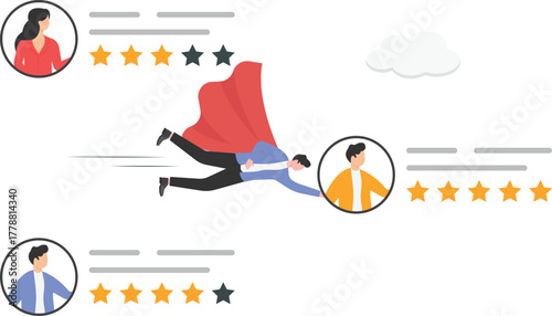 Employee assessment, performance review, or evaluation concept.
