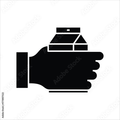 Convenient and efficient package delivery service, symbolizing fast e-commerce logistics, secure shipping, and modern order fulfillment right to your hand