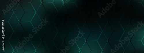Green and black abstract polygon luxury background vector download