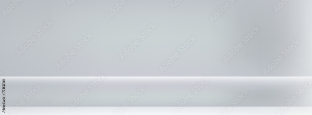 custom made wallpaper toronto digitalWhite grey studio room. Limbo light background. Abstract 3d backdrop for product presentation. Minimal wall scene. Showcase, promotion display. Vector stage mockup illustration
