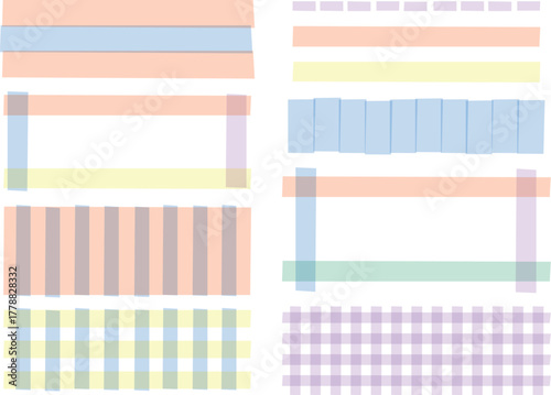 蛍光マーカー風見出し素材セット（POPカラー）