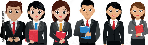 business handshake cartoon, partnership agreement vector, teamwork success illustration, corporate deal clipart, office partners design, collaboration concept art, professional business vector, united