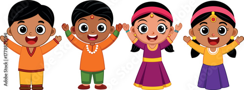 african girls cartoon, cultural diversity design, friendship children vector, ethnic community art, traditional outfit illustration, smiling young girls, afro culture clipart, childhood happiness vect