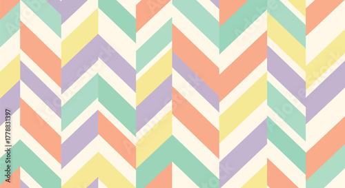abstract geometric pattern with pastel colored shapes