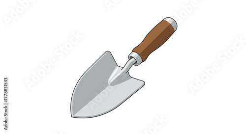 A classic handheld gardening trowel, an essential tool designed for precise planting, digging, and nurturing your green space with care