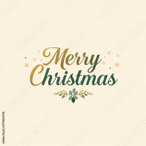 Merry Christmas Wishes: Festive holiday greeting, adorned with elegant lettering and delicate festive embellishments. a symbol of peace, joy and unity.