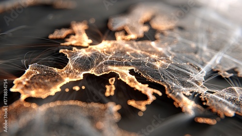 European countries map abstract design