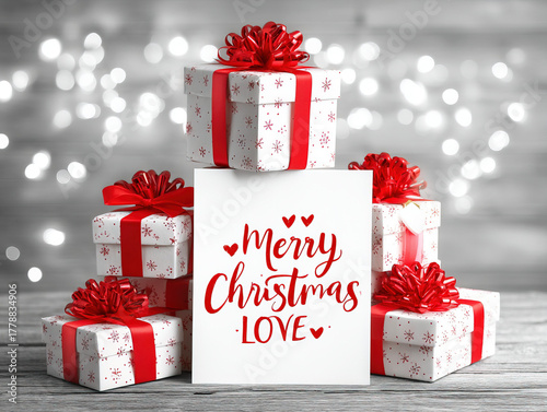 a stack of Christmas greati...