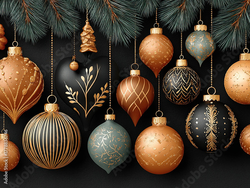 dark Christmas aesthetic