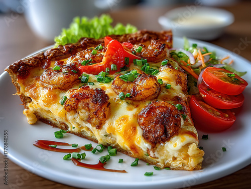 slice of seafood pizza