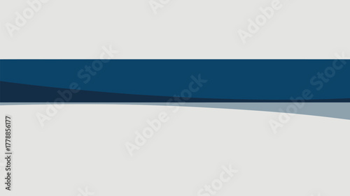 Abstract background featuring a dark blue band across the top and a white gradient below it