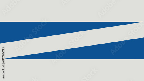A simple abstract background showing a diagonal white stripe between two blue areas on gray background