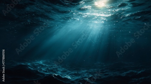 Sunlight underwater