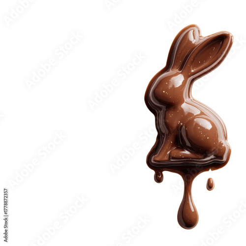 Easter chocolate bunny rabbit melting. Creative Easter holida 68e11d3c-3626-4821-b9ef-5a4cf93f17a8 2-standard v2-6x