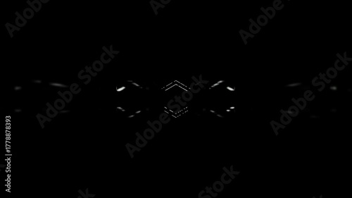 Textured white arrow VJ loop background