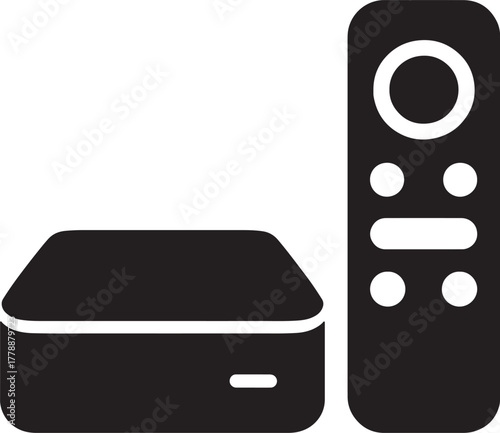 Digital media player and remote control set