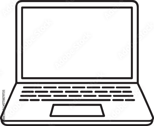 Laptop computer for work and entertainment at home
