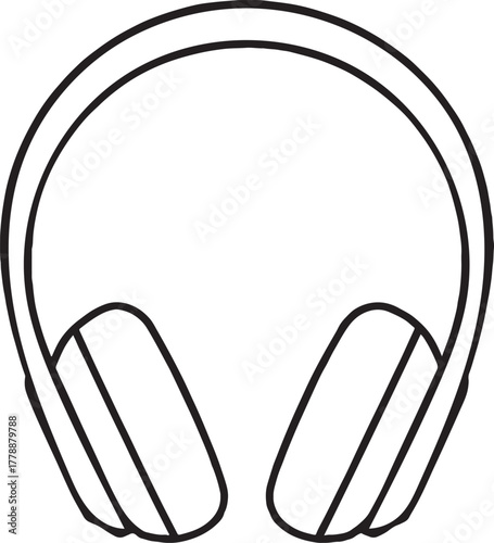Headphones for listening sound and radio podcast