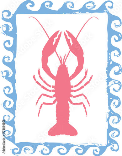 sardines fish seafood lobster European cute motifs checker euro Trending t-shirt design Slogan Logo Graphic Vector Tee shirt fruit apparel print Mediterranean style vector orange waves vintage cafe 