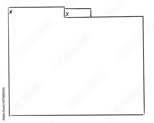 Retro window browser frame y2k interface doodle old border, chat or dialog box, player search box. Desktop ui screen vintage aesthetic. 