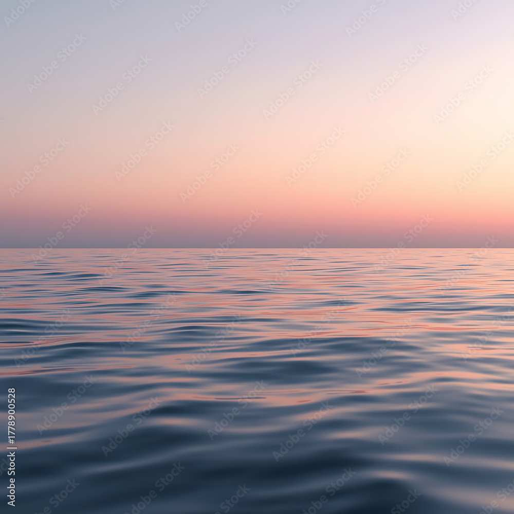 Fototapeta premium Tranquil Ocean View at Dusk