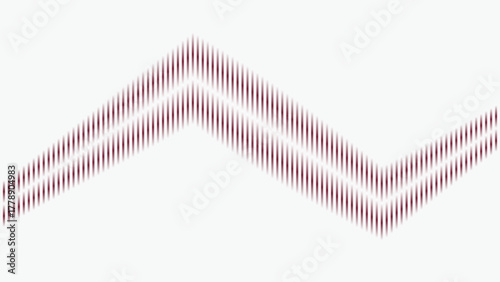 Maroon abstract zigzag pattern illustration on white background for modern graphic design and creative projects offering a visually appealing element