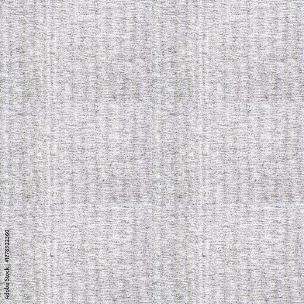 Fototapeta premium White canvas fabric texture background with natural cotton surface pattern grey melange effect 