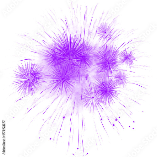 Purple fireworks illustration festive explosion of light perfect for celebrations and special events