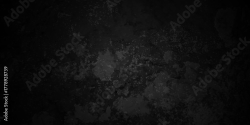 Chalk board and Black board grunge backdrop background. Wall grunge backdrop rough background dark black and stone. Monochrome slate grunge concrete wall black backdrop vintage marbled textured.
