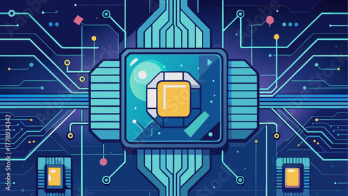 printed circuit board with processor