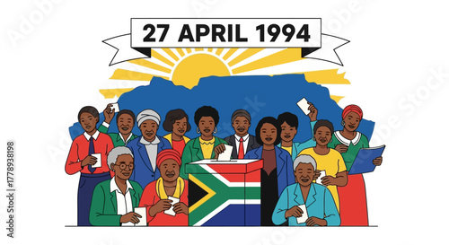 South Africas First Democratic Election: A Nation Celebrates Freedom.