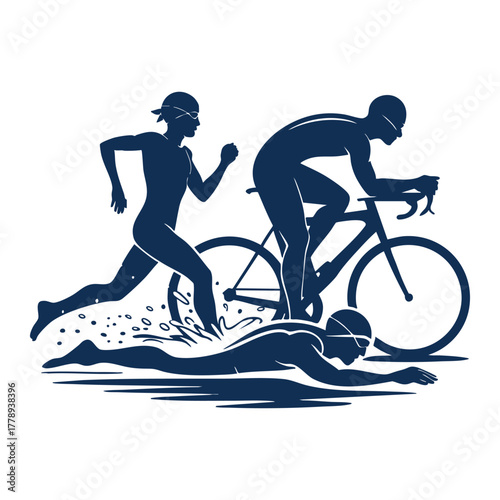 Triathlon event active lifestyle