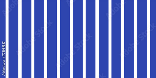 Blue shipping container wall. Seamless vertical metal panel texture with embossed ridges and industrial design. Cargo container backdrop. Realistic vector illustration.