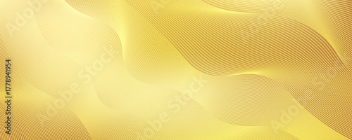 Contemporary technology cover design with gold background and geometric patterns. Premium gold vector technology background for business templates, digital certificates.