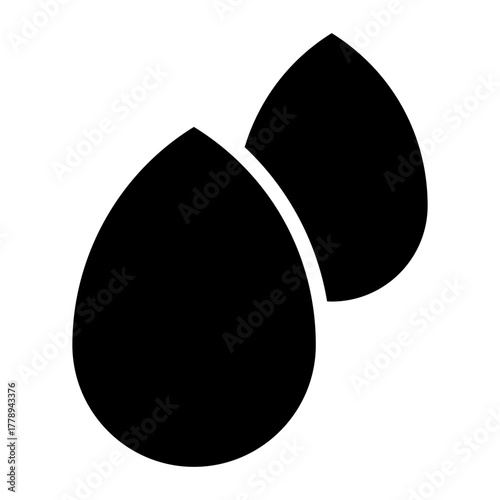 weather humidity glyph icon