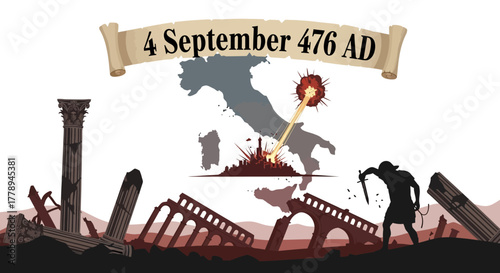 Fall of the Western Roman Empire: A Visual Depiction.